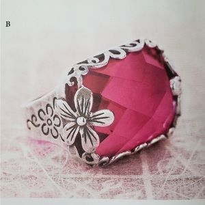 Silpada berrylicious pink ring